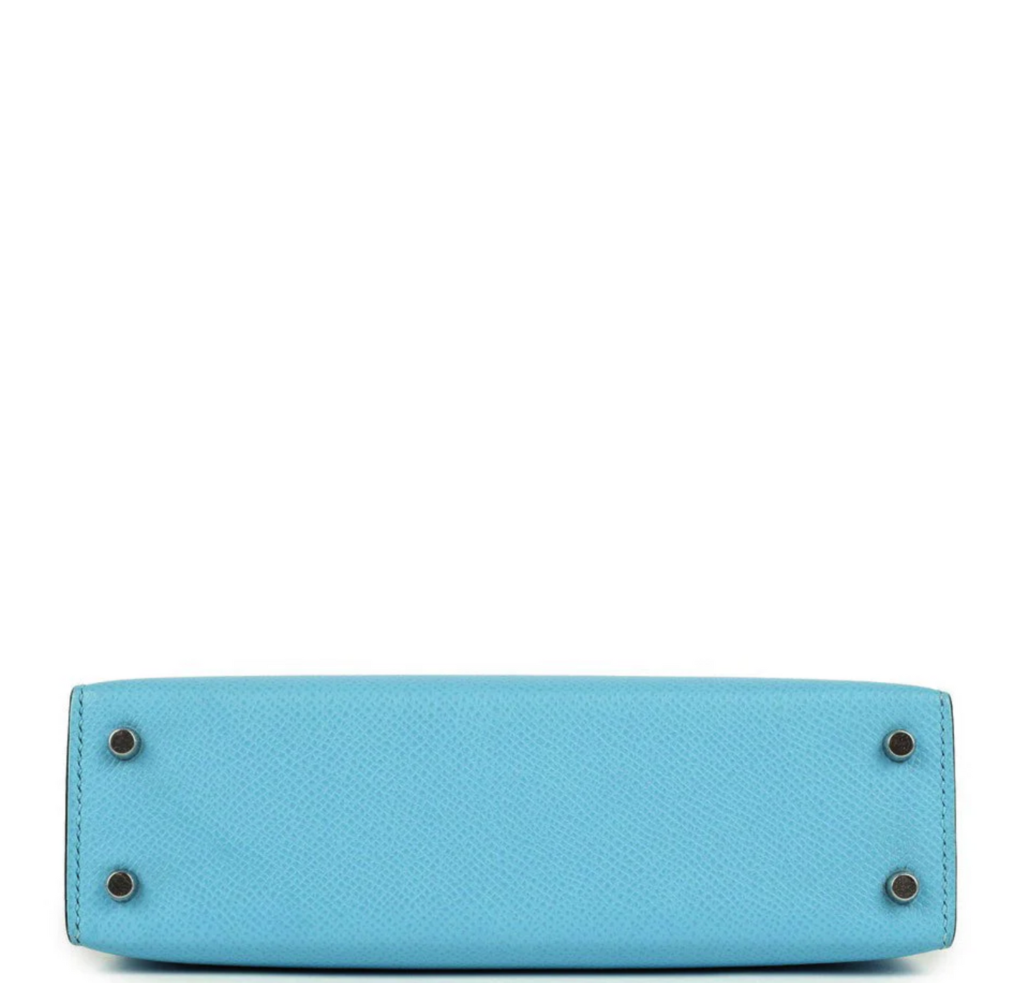 Kelly II Sellier Mini Bleu Celeste Epsom with Palladium Hardware