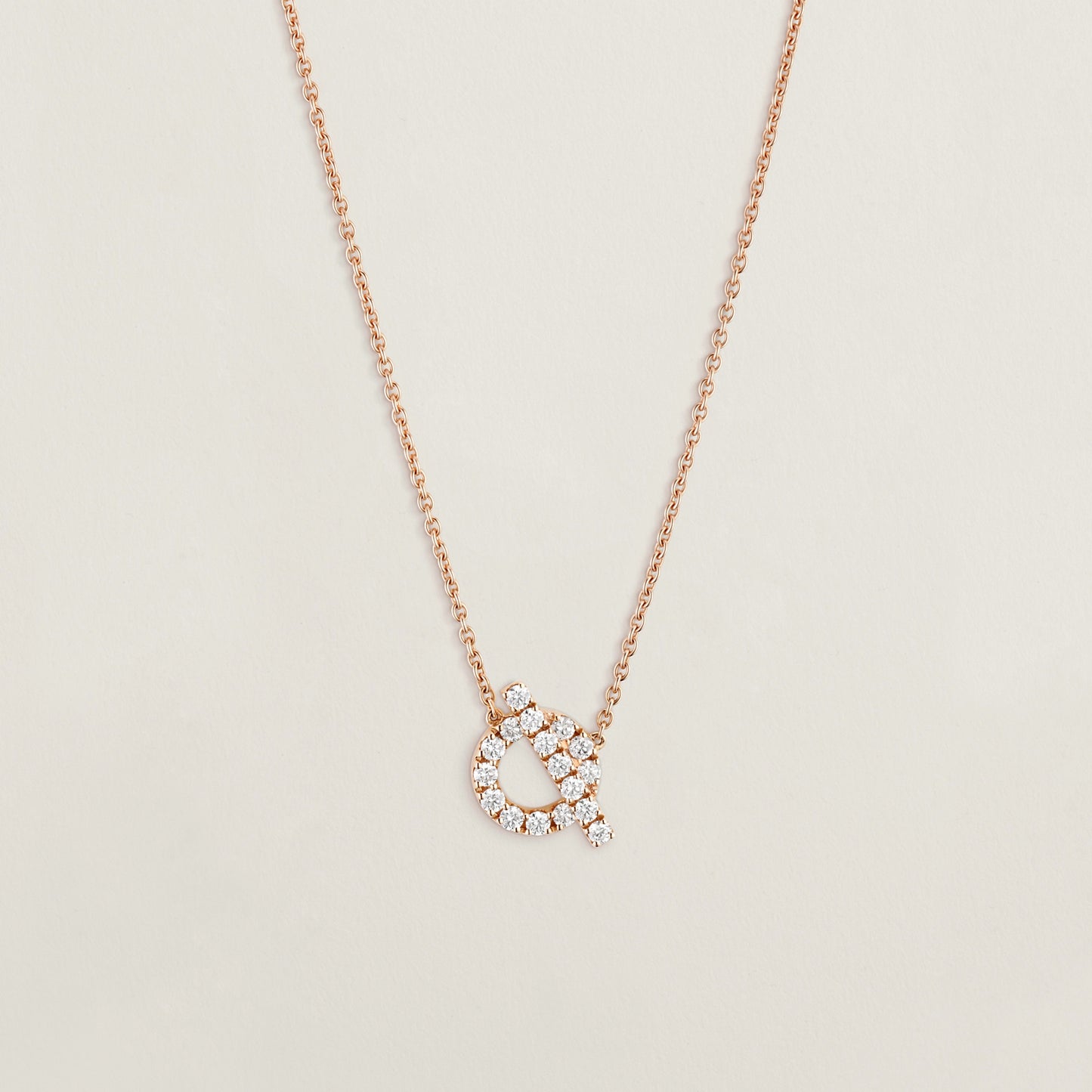 Finesse pendant - Rose gold
