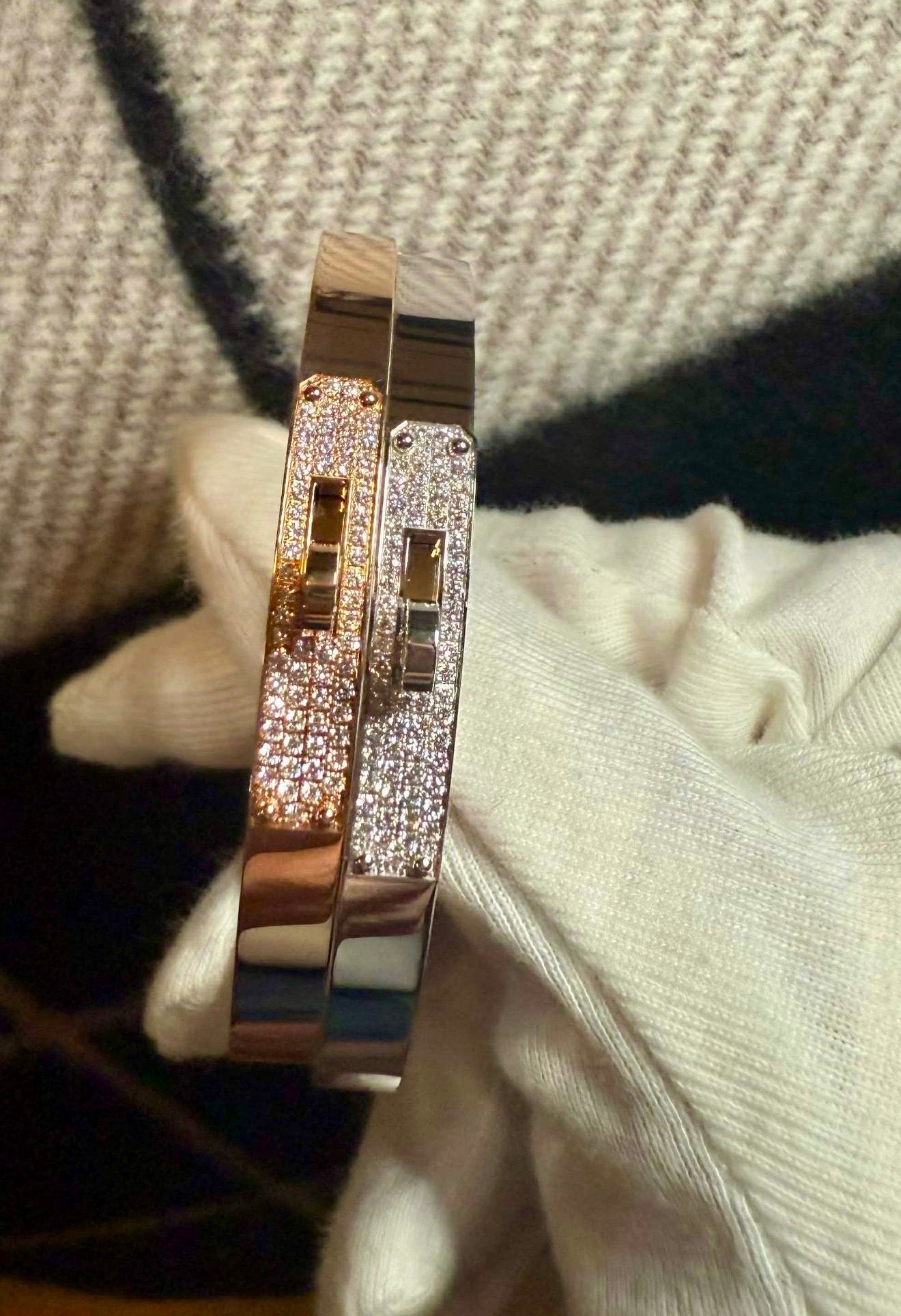 Kelly bracelet, small model - White gold