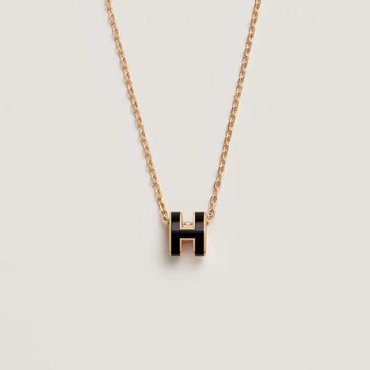 Mini Pop H pendant Noir color