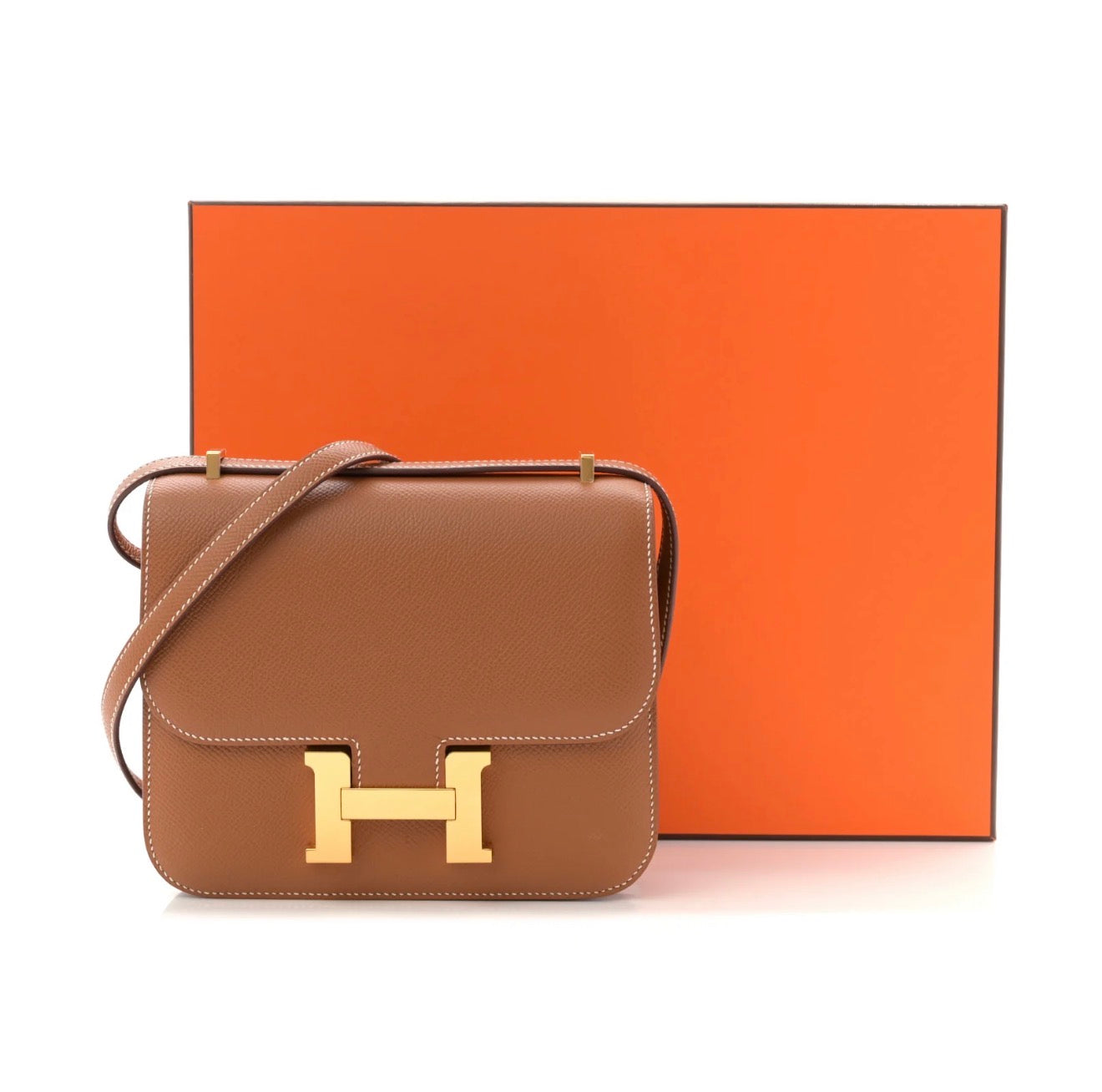 Constance 18 Gold Epsom Gold Hardware