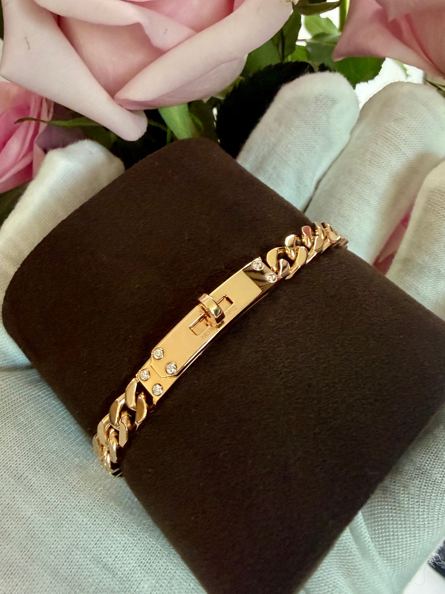 Kelly Gourmette bracelet, very small model