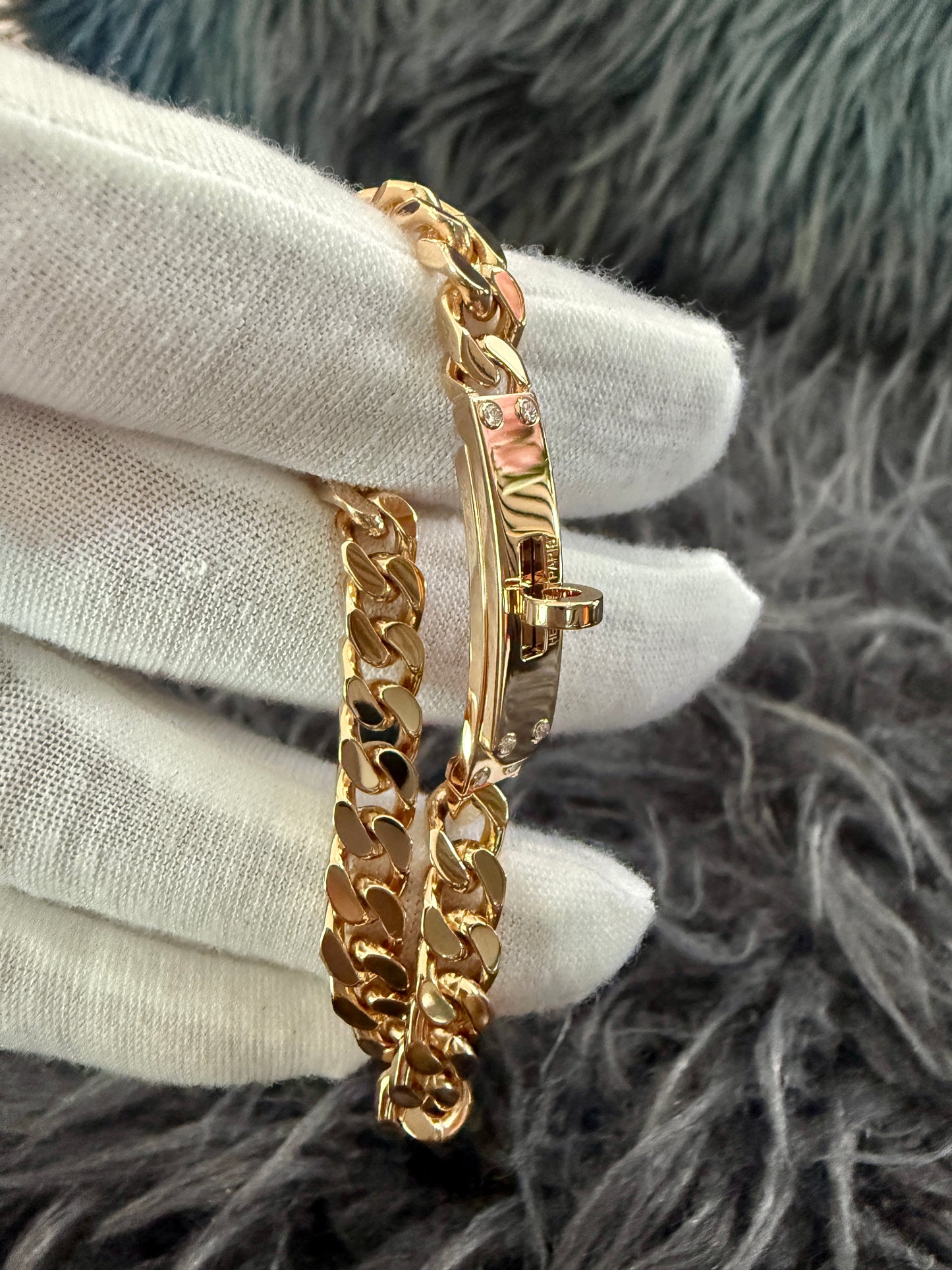 Kelly Gourmette bracelet, very small model