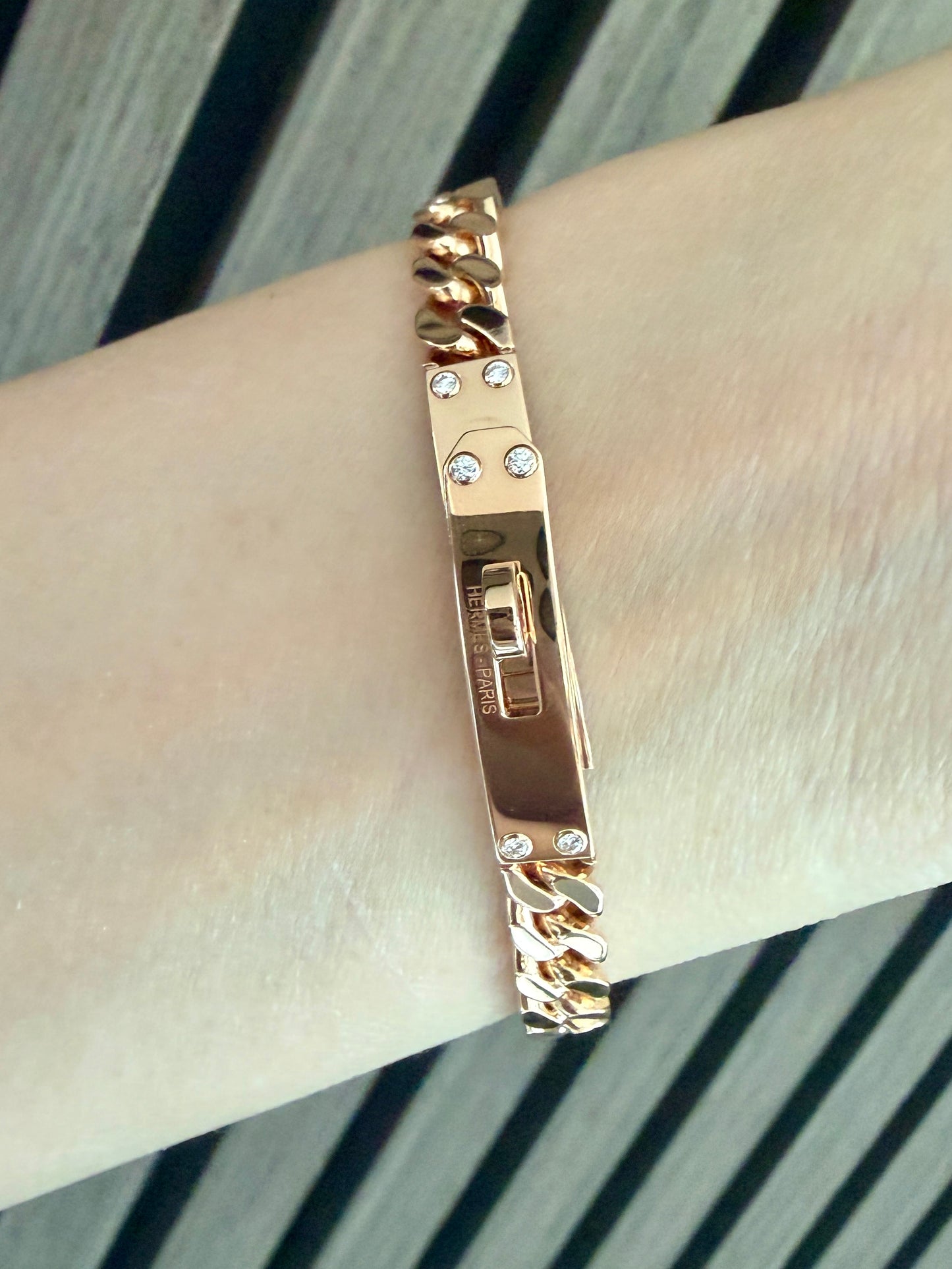 Kelly Gourmette bracelet, very small model