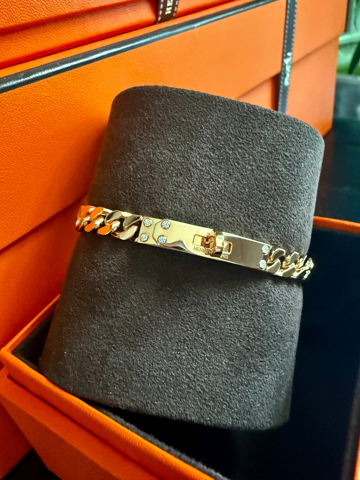 Kelly Gourmette bracelet, very small model