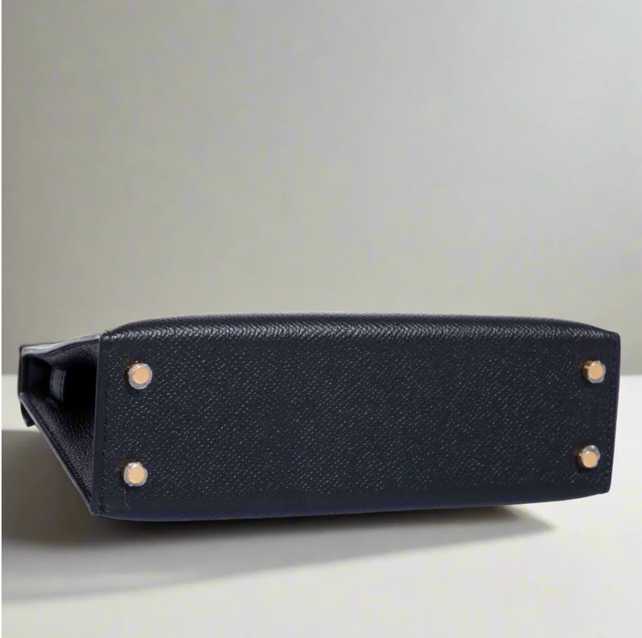 Kelly II Sellier Mini Veau Epsom Noir with Gold Hardware