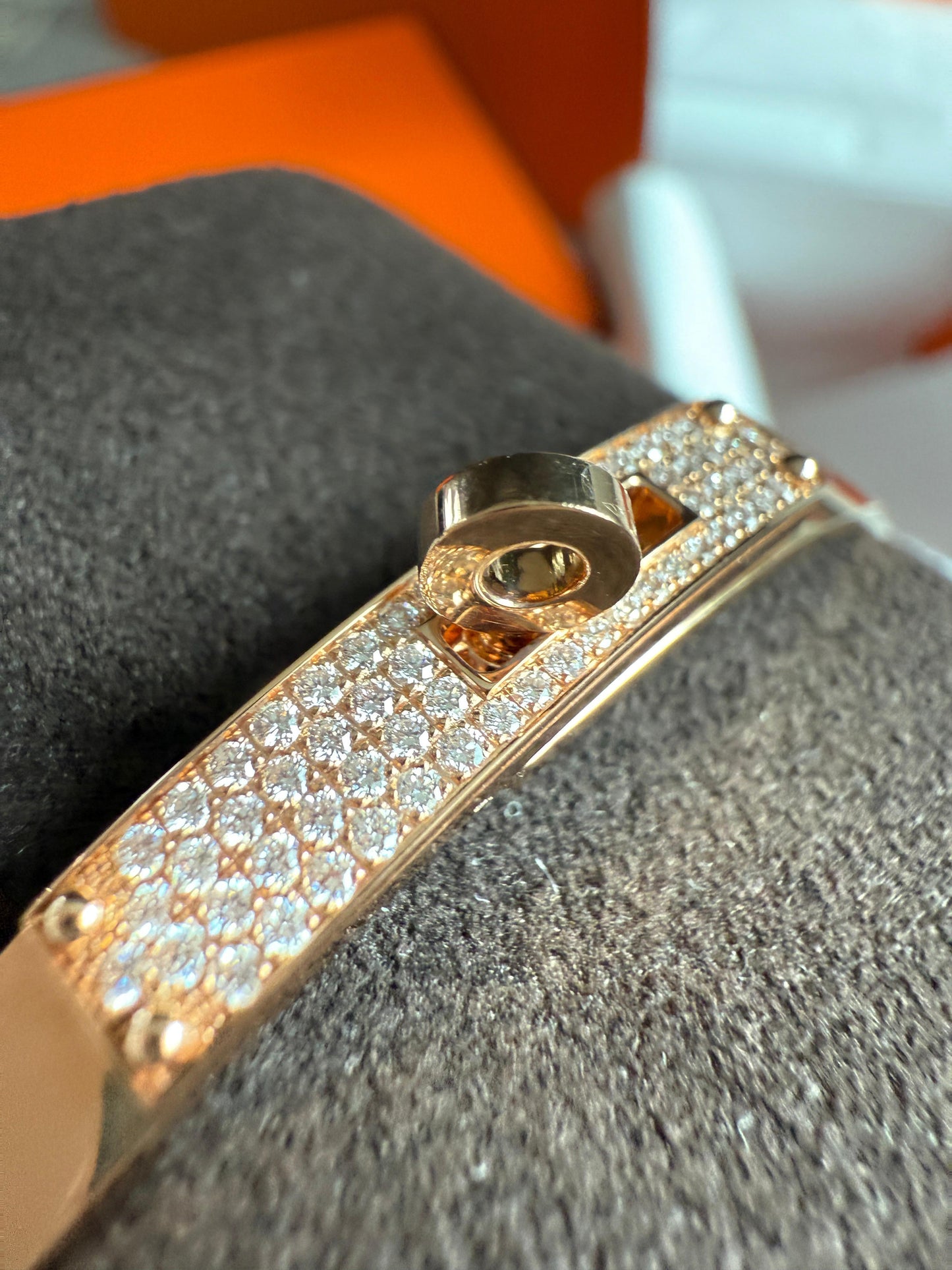 Kelly bracelet, small model - Rose gold