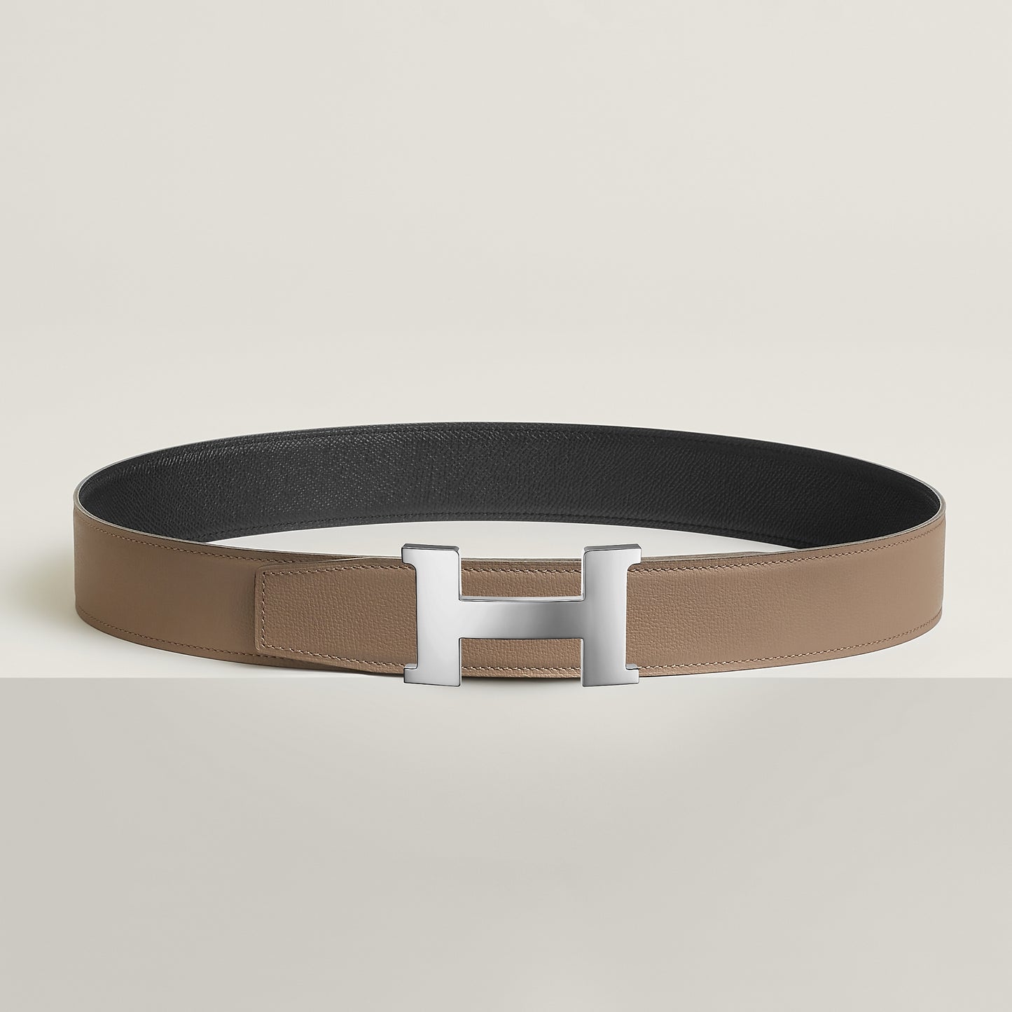Constance belt buckle & Reversible leather strap 38 mm