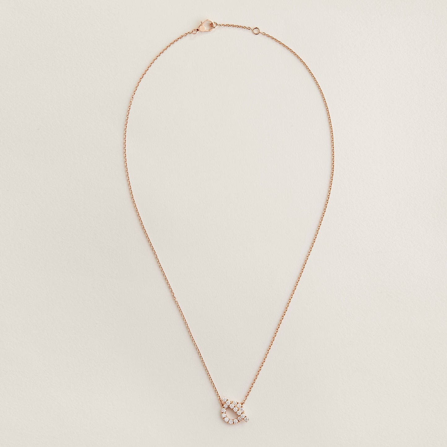 Finesse pendant - Rose gold