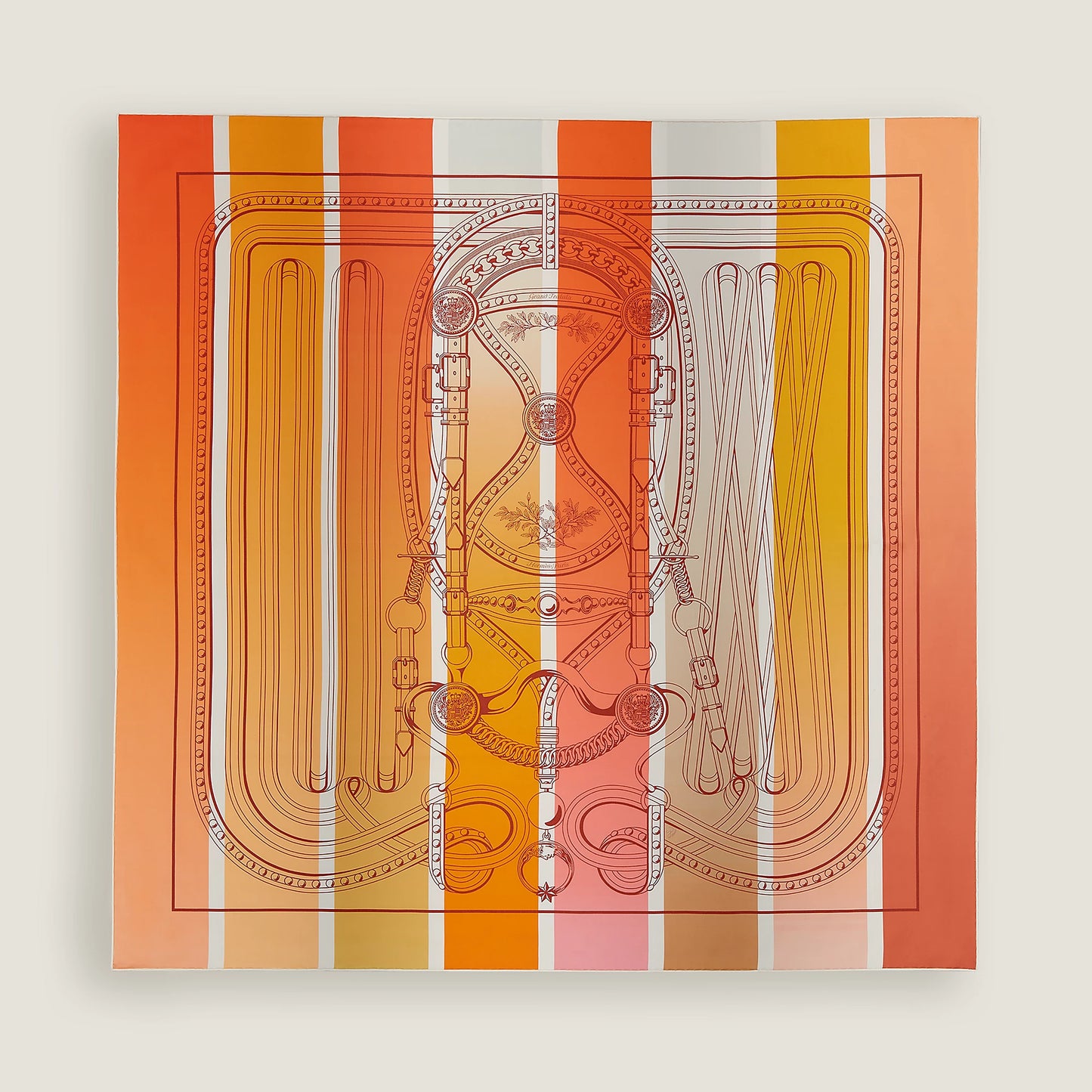 Grand Tralala double face scarf 90