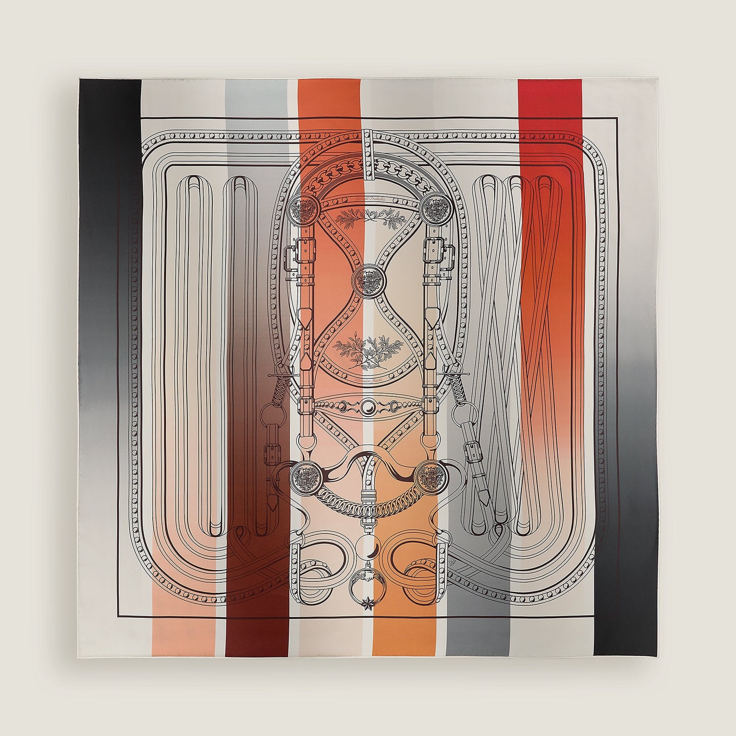 Grand Tralala double face scarf 90